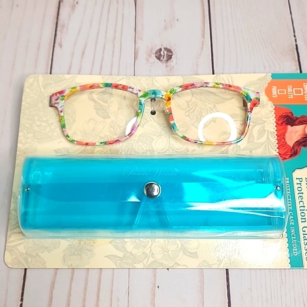 THE PIONEER WOMEN | BREEZY BLOSSOM BLUE LIGHT GLASSES